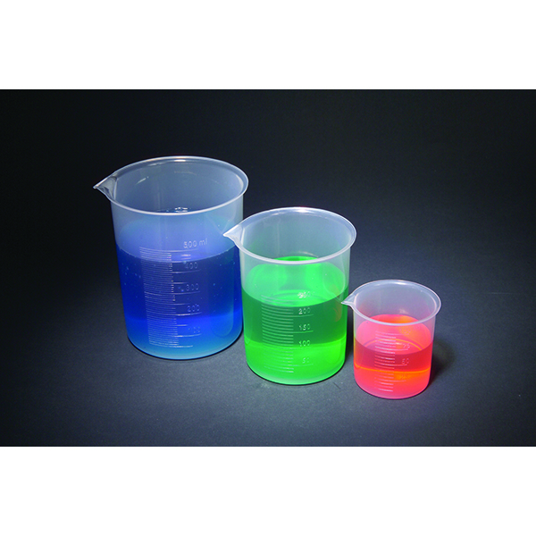 Polypropylene Plastic Low Form Griffin Beakers